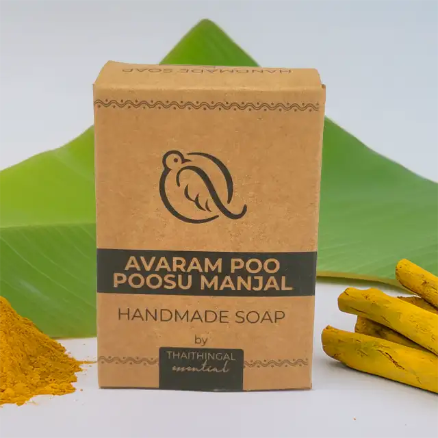 Avarampoo / poosu manjal Natural Soap - Handmade - image 2