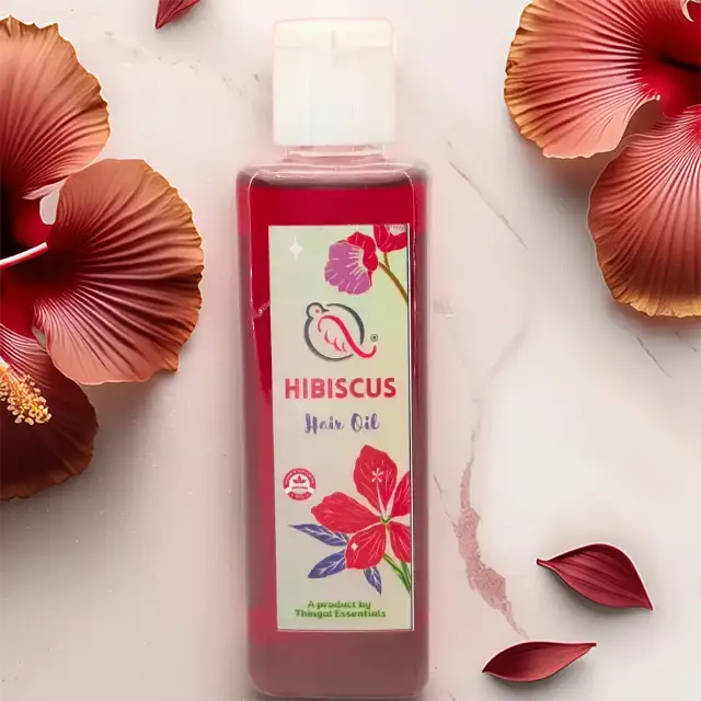 Hibiscus Herbal Hair Oil - image 1