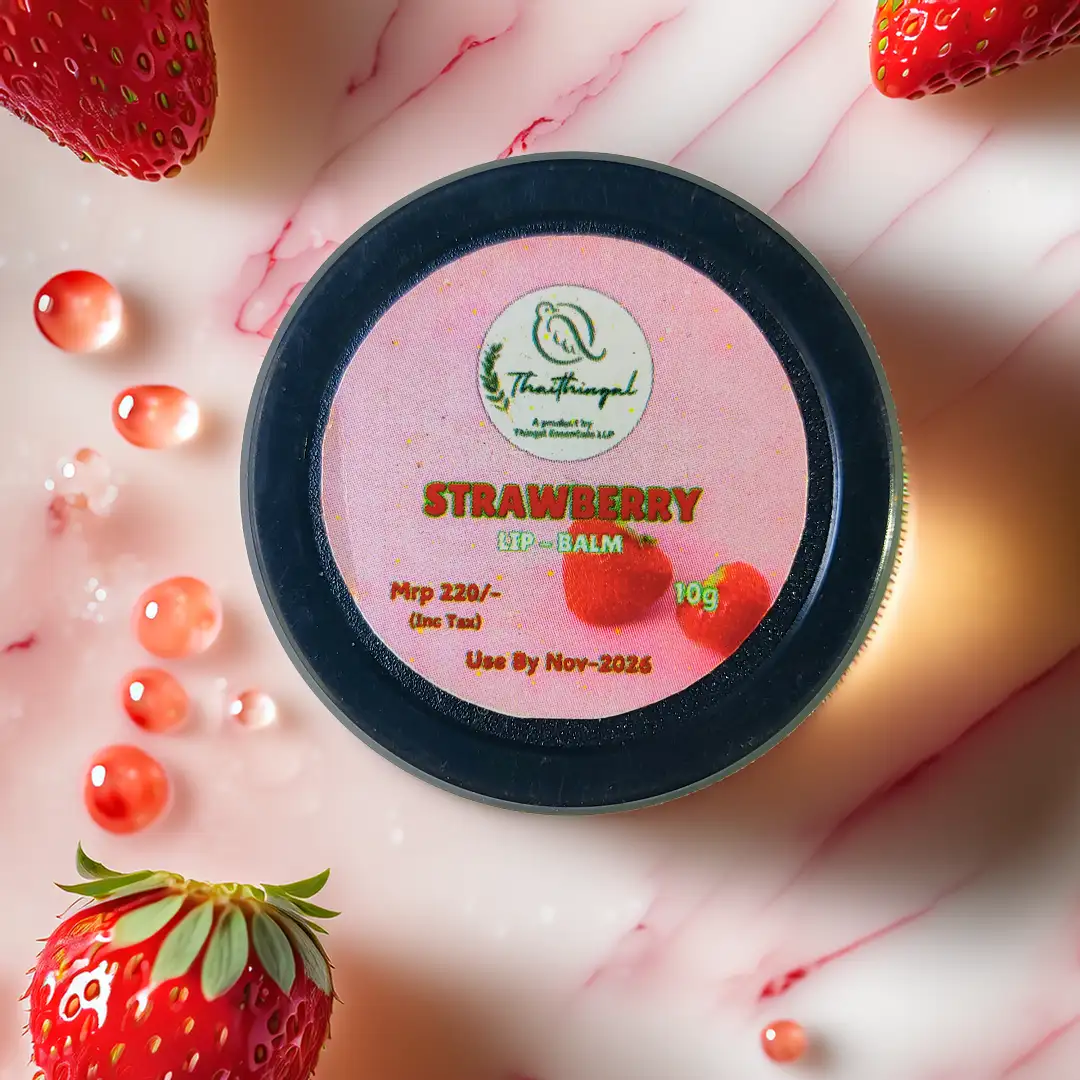 Strawberry Lip Balm – Sweet Moisture - image 1
