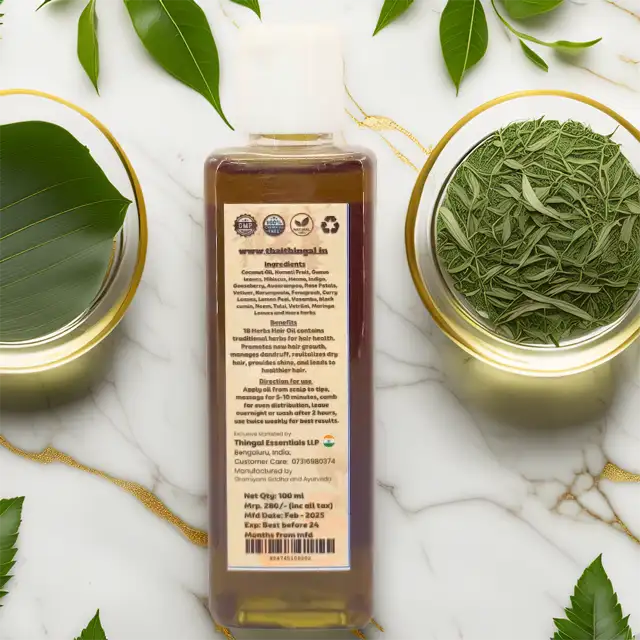 18 Herbs Herbal Oil / Hair Growth Oil - image 2