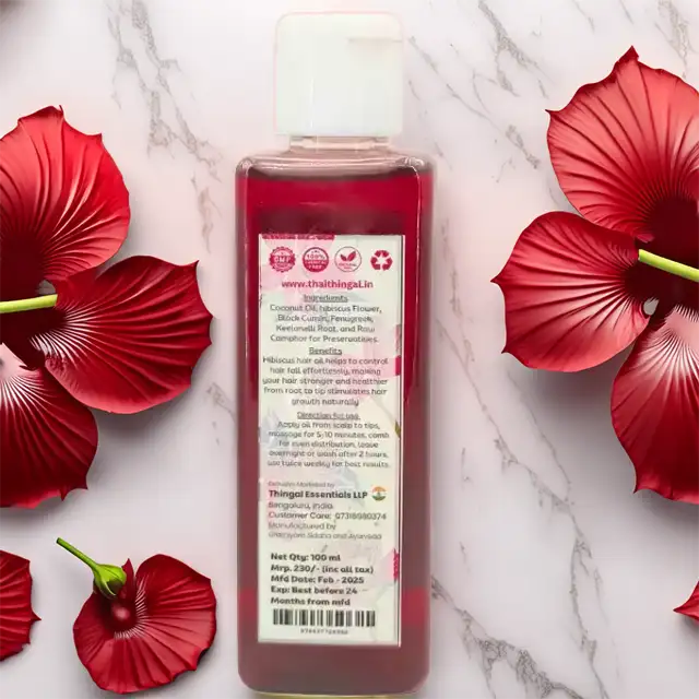 Hibiscus Herbal Hair Oil - image 2